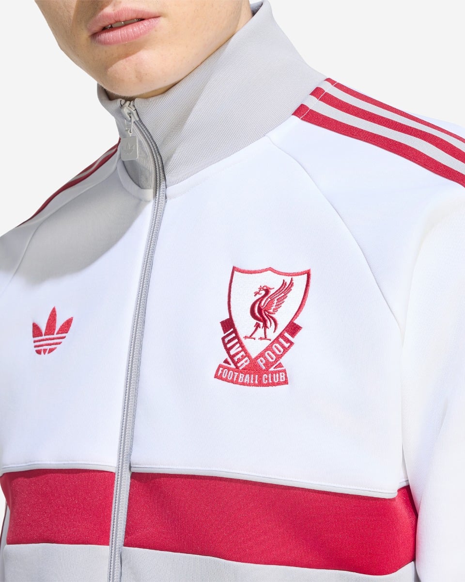 LFC adidas Mens 26/27 Originals Track Top White
