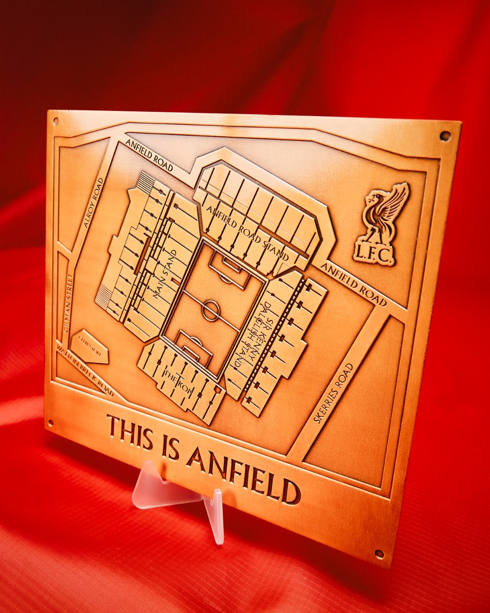 LFC Anfield Blueprint Plaque - Image 1