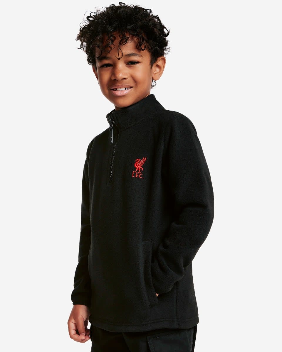 LFC Juniors Quarter Zip Fleece Black - Image 1