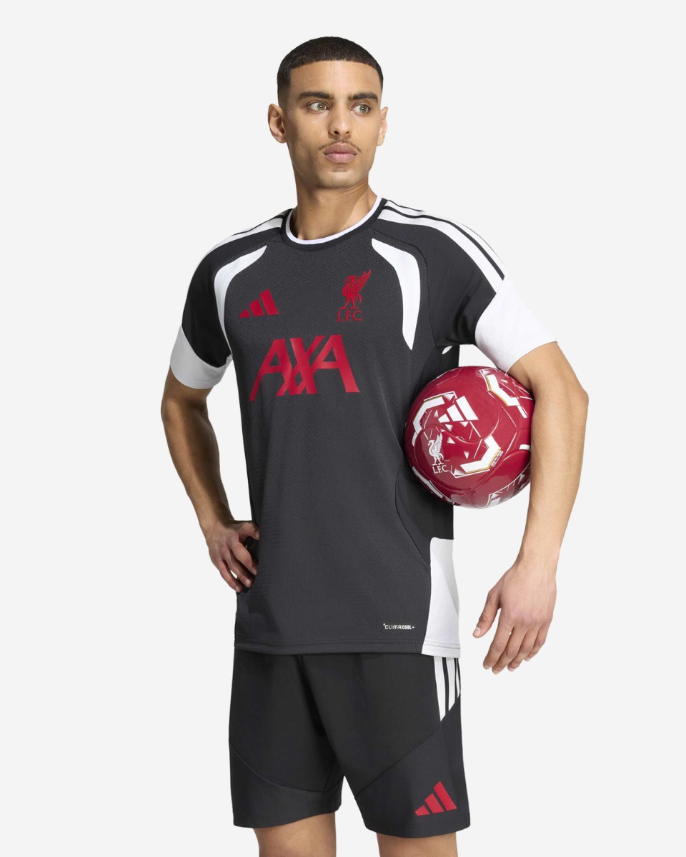 LFC adidas Mens 26/27 Tiro Pro-Training Jersey Black - Image 1