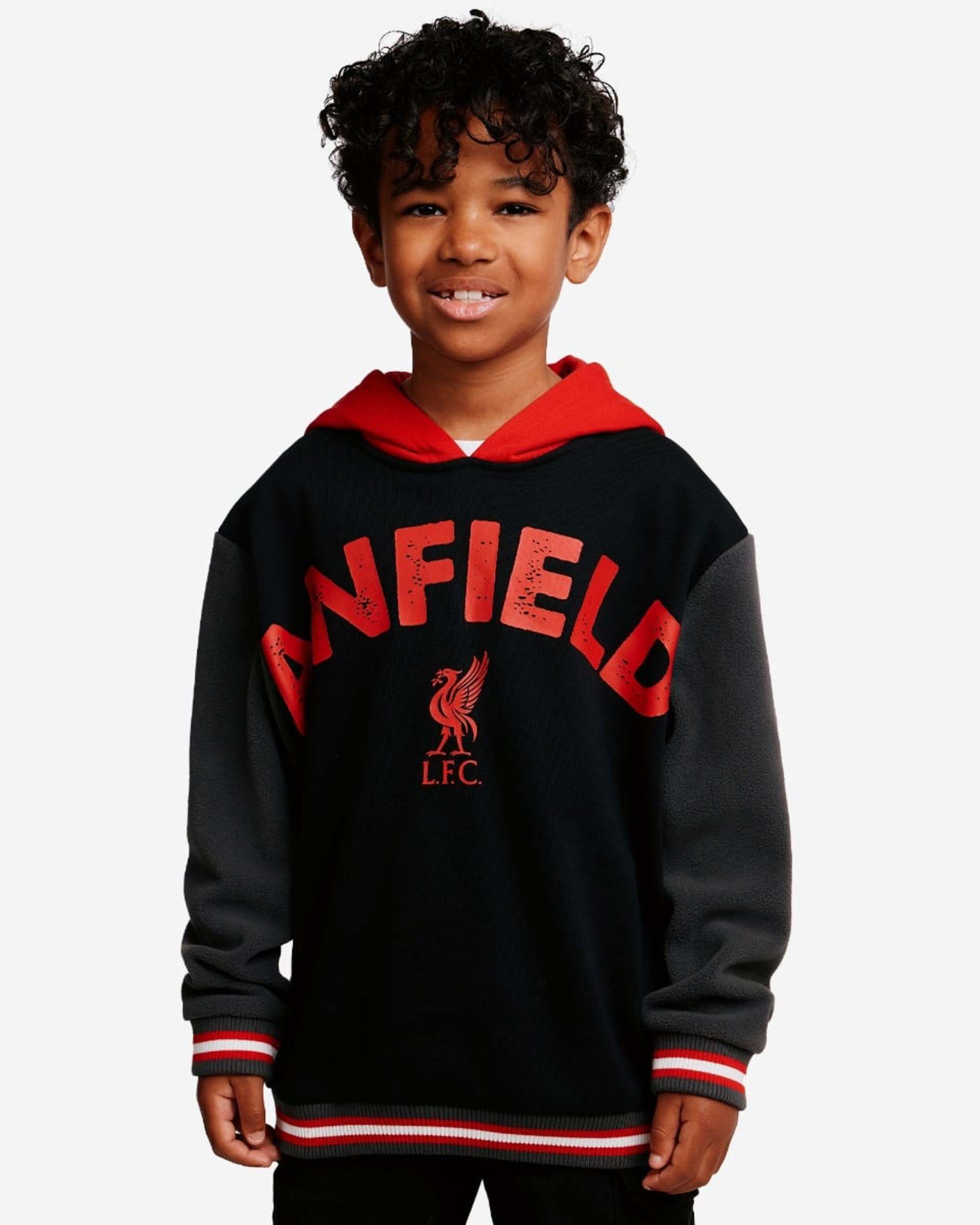LFC Juniors เสื้อสเวตฟลีซสีดำ - Image 1