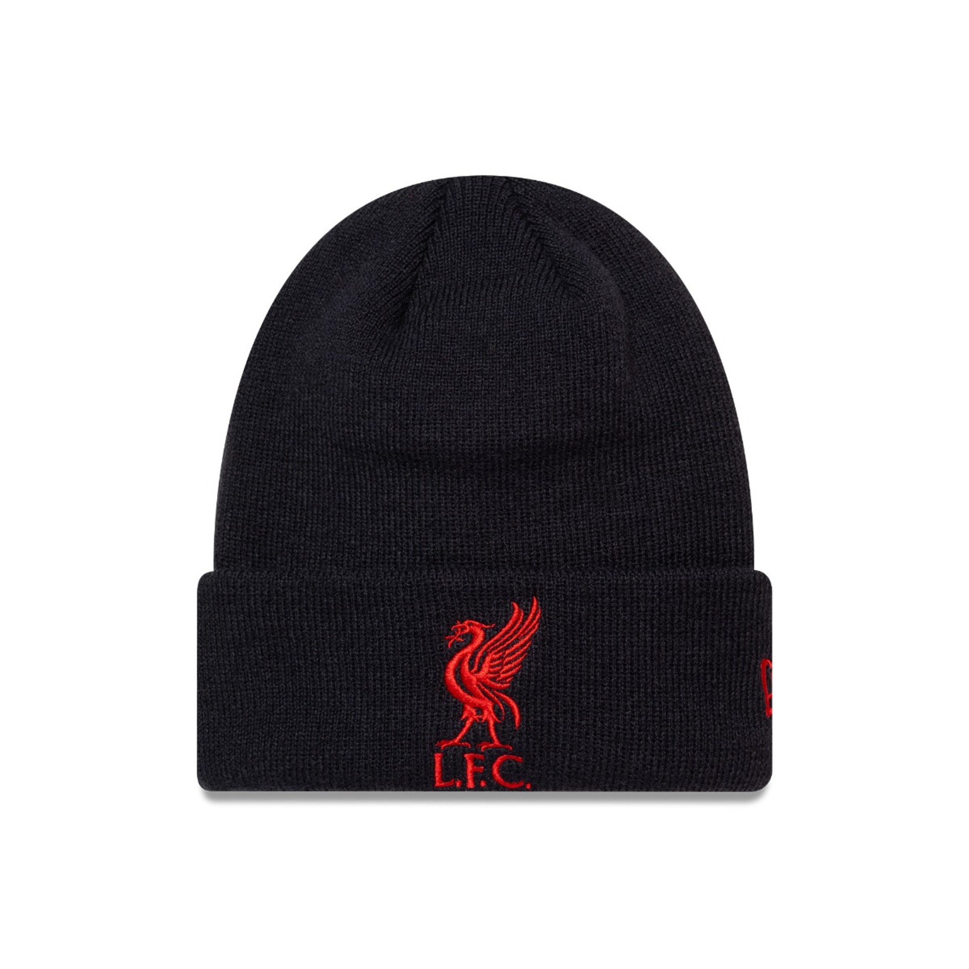 LFC New Era Core sort manchetstrikket hue - Image 1