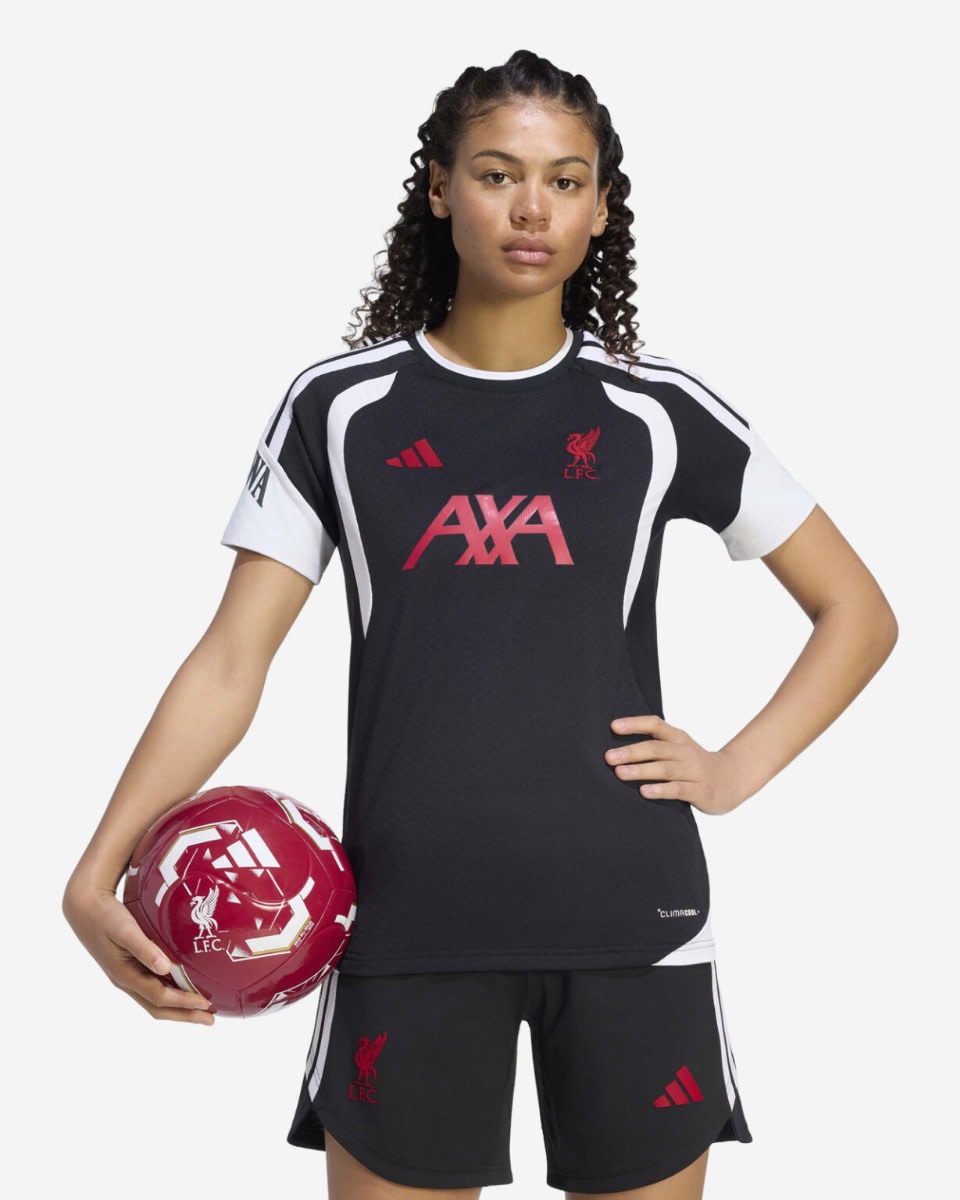 LFC adidas Womens 26/27 Tiro Training Jersey Dash Grey - Image 1