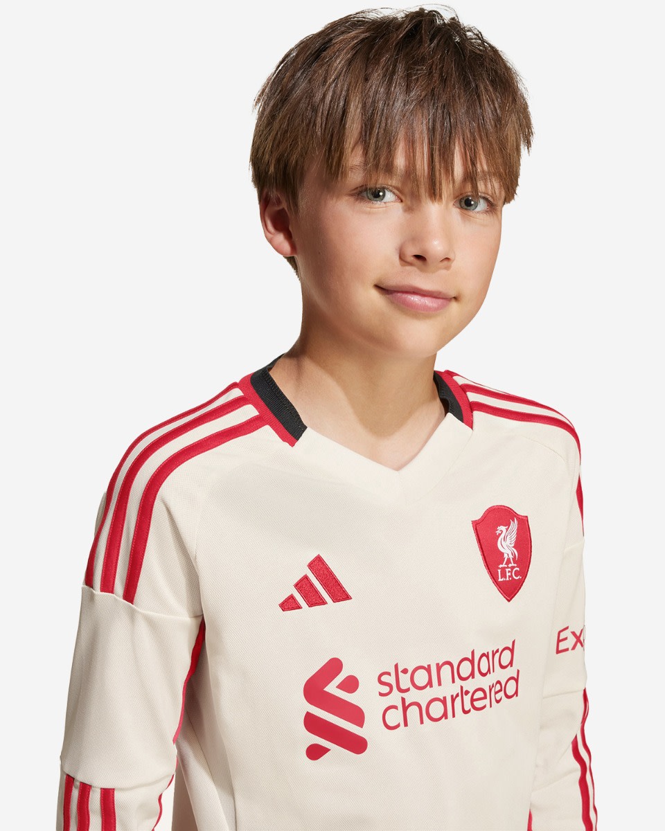 LFC adidas Youth Away Long Sleeve Jersey - Image 4