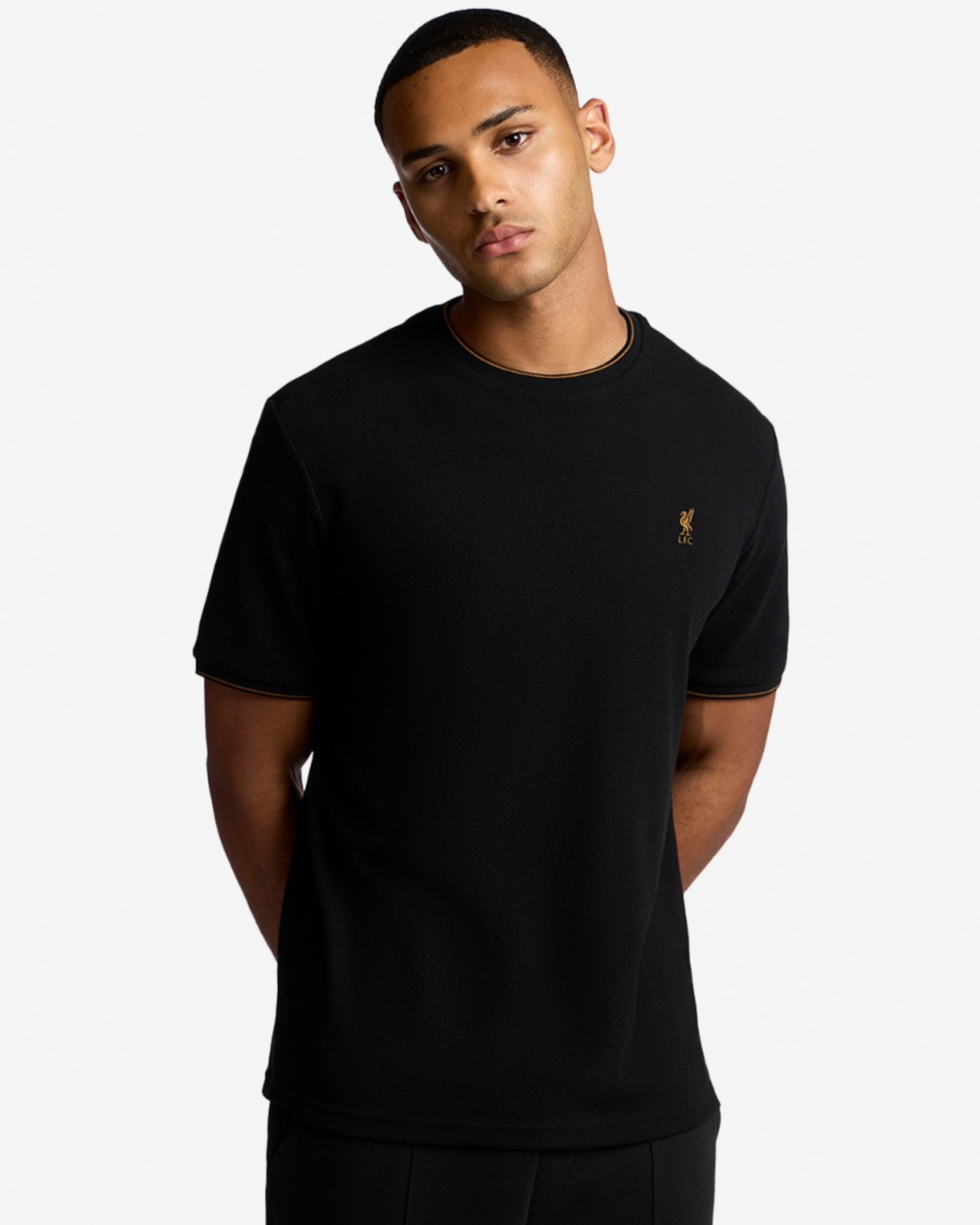 Camiseta tejida negra para hombre LFC - Image 4