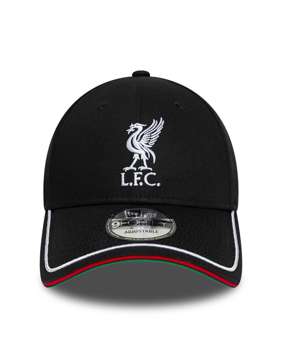LFC New Era Adults อิตาลี 9FORTY หมวก สีดำ - Image 4