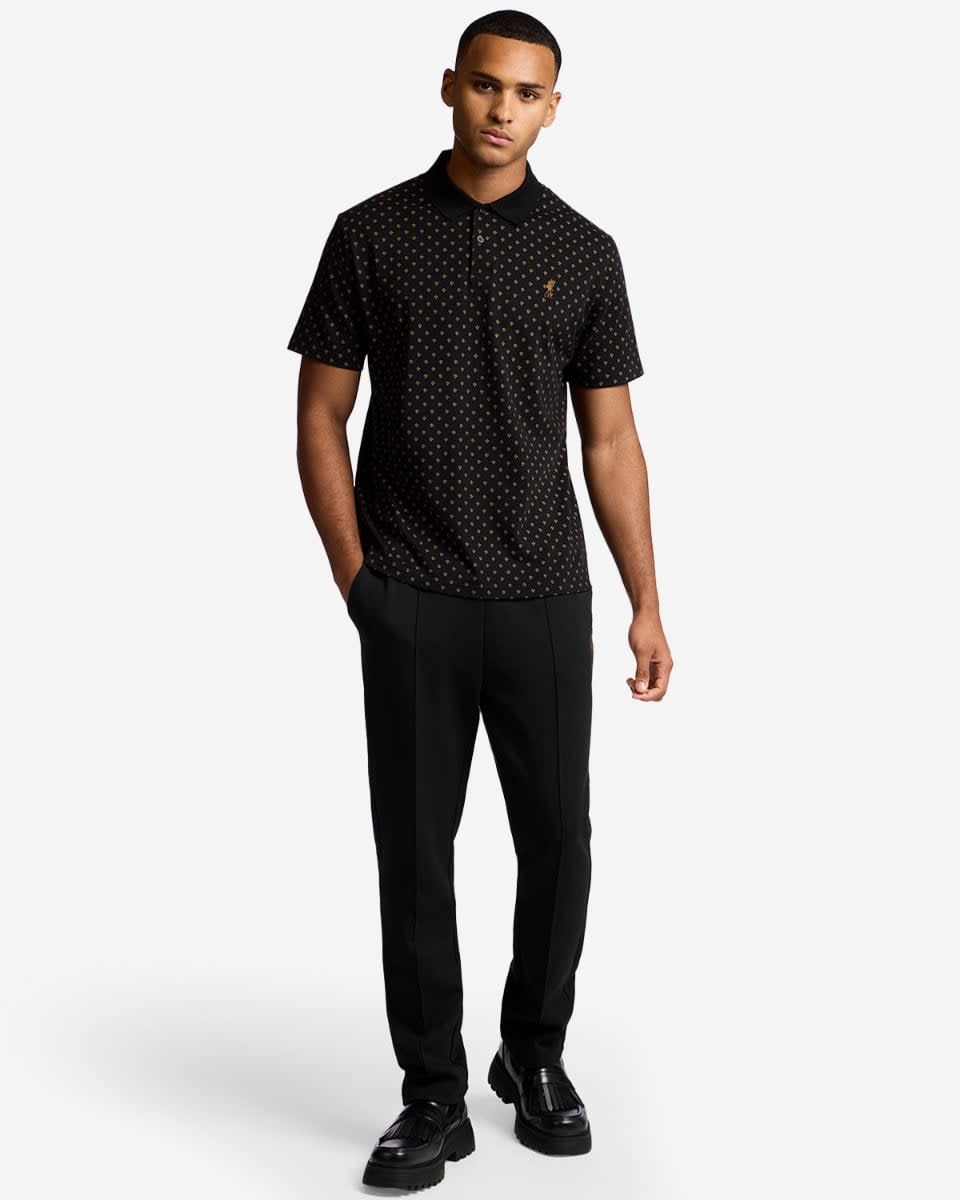 LFC Herr AOP Polo Svart - Image 4