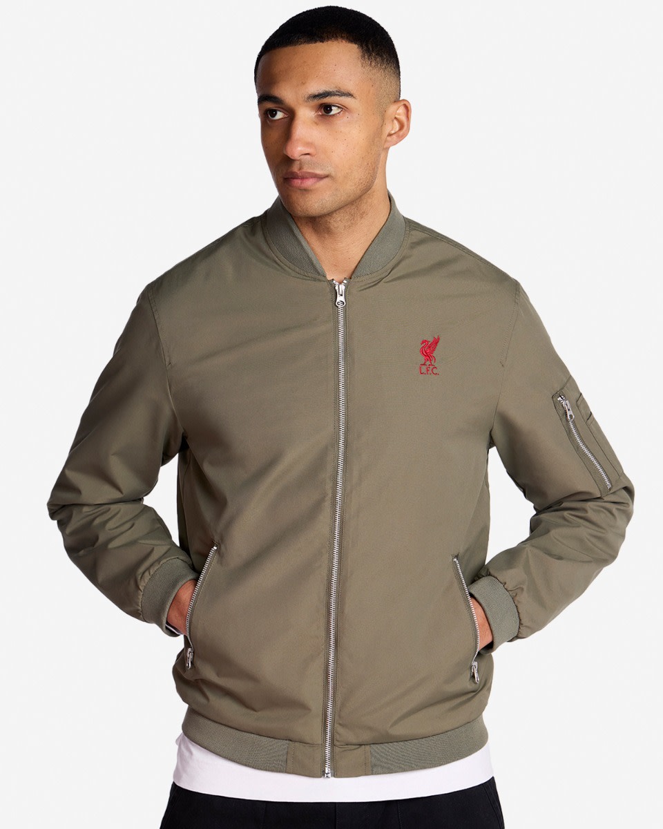 LFC メンズボンバージャケットカーキ - Image 1