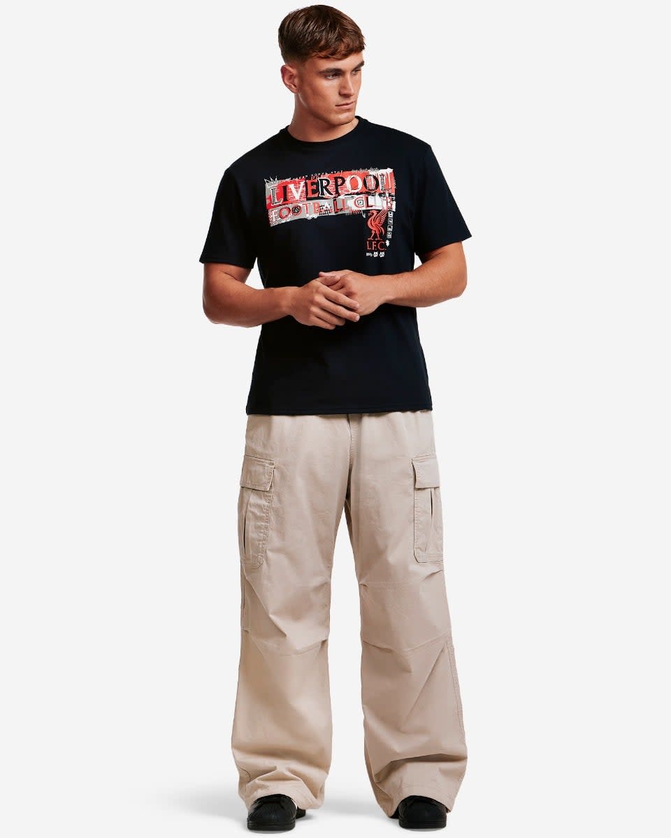 LFC Mens Graffiti Tee Black - Image 1