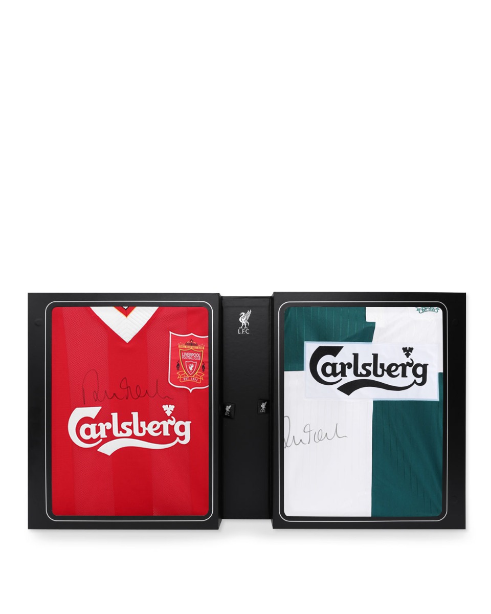 LFC Signed 95/96 Fowler Dual Boxed Shirt