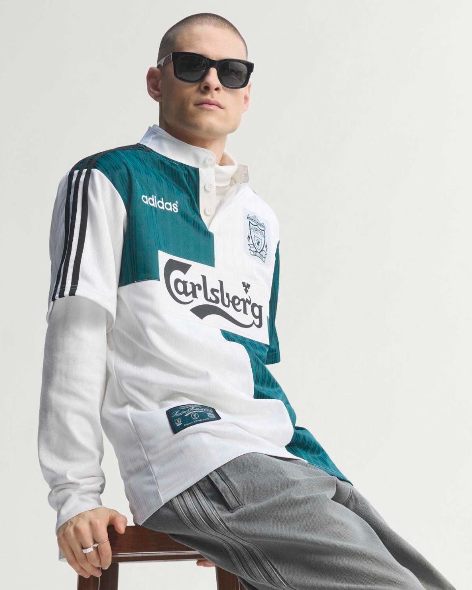 LFC adidas Bringback 95-96 Adults Away Jersey - Image 4