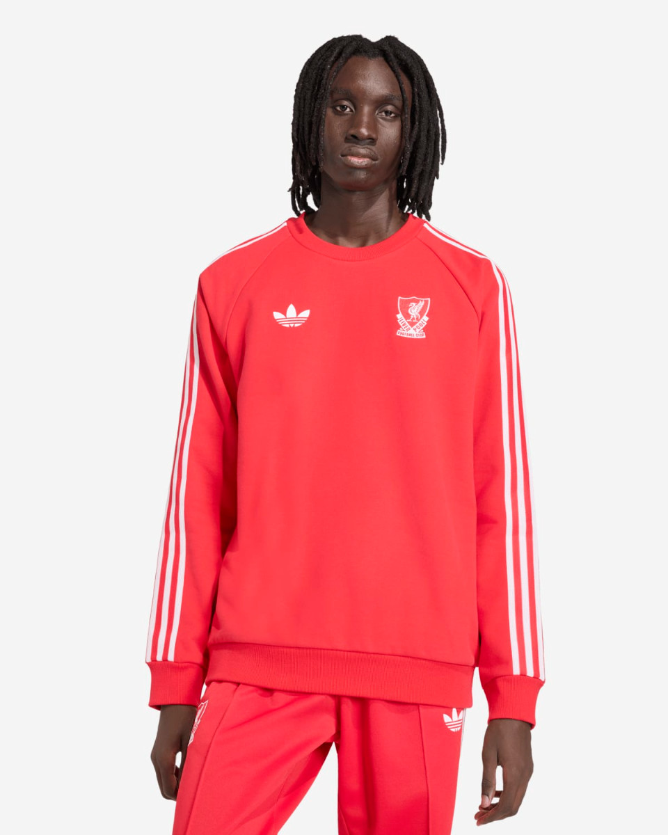 LFC adidas Originals Mens Sweatshirt Red - Image 1