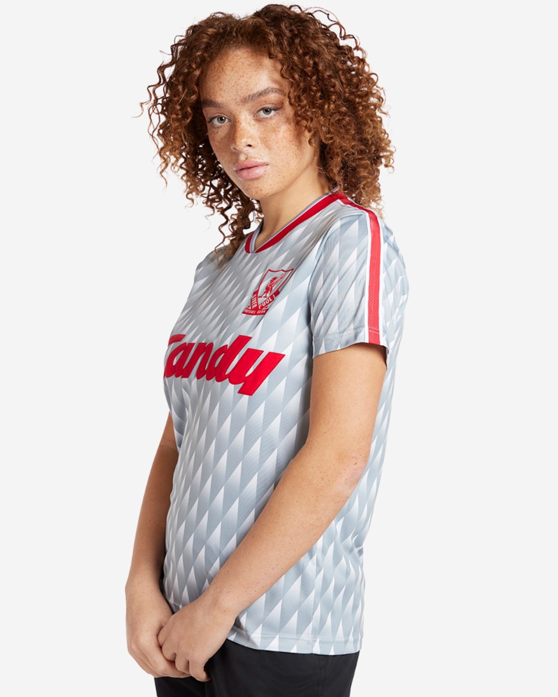 Camisa de visitante LFC, retro, 1989-91, para mujer - Image 3