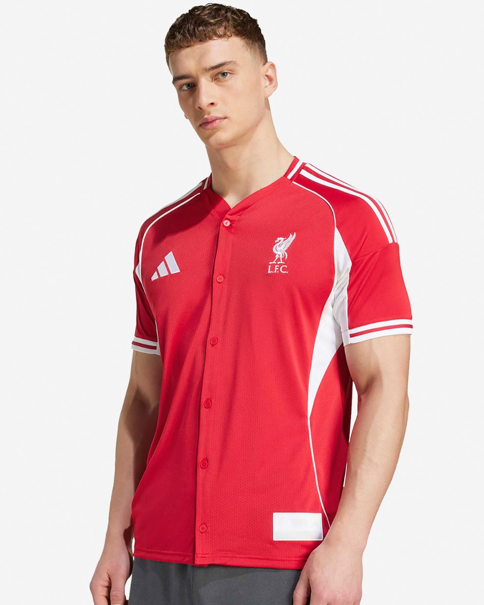 LFC adidas Mens 25/26 US Pack Shirt Red - Image 1