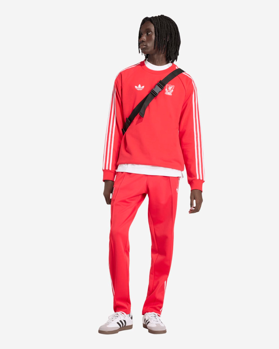 LFC adidas Originals Mens Sweatshirt Red - Image 3