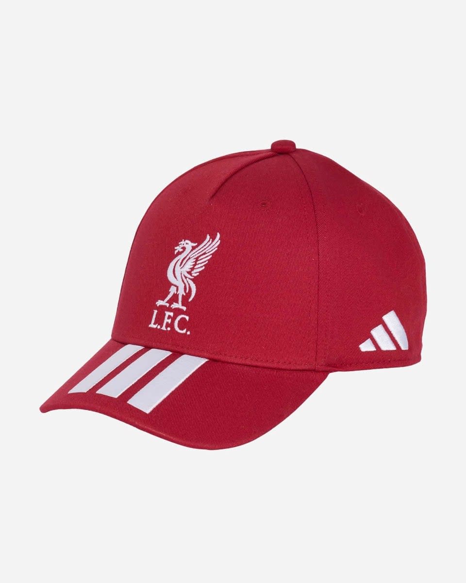 LFC 阿迪达斯青年帽 Active 栗色和白色 - Image 1