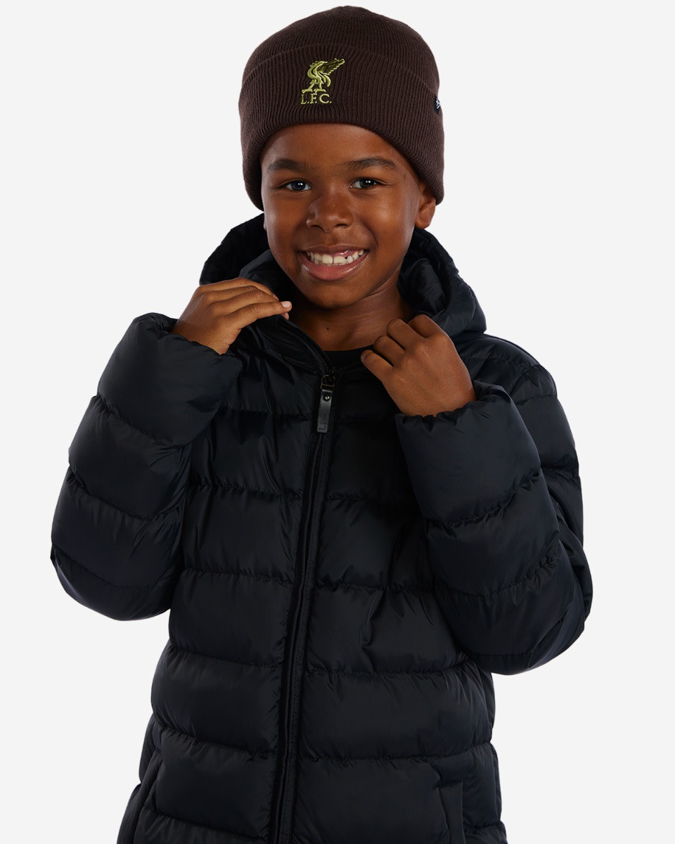 LFC Junior Long Puffa Jacket Black - Image 2