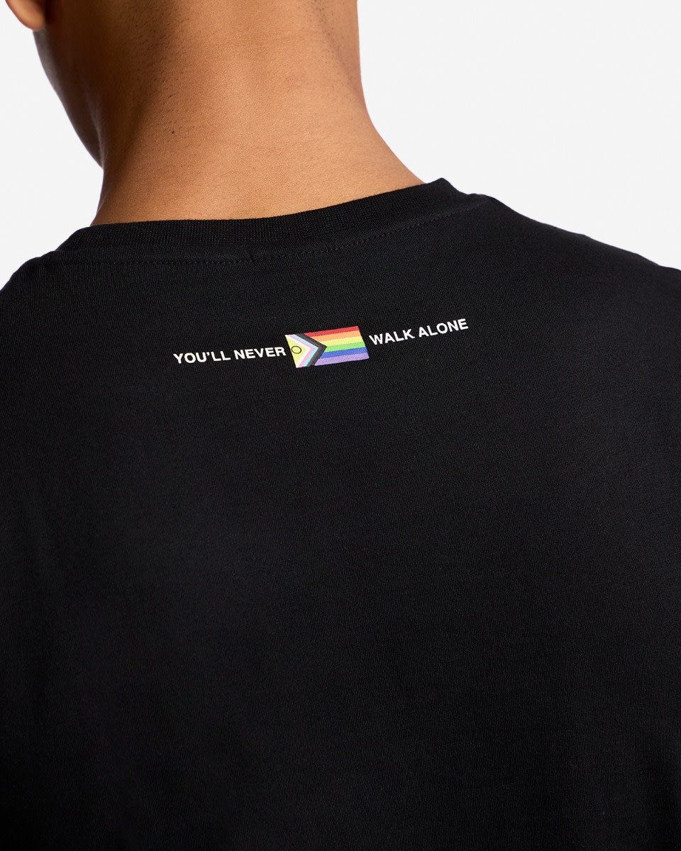 LFC Adult Liverbird Pride Tee Black - Image 2