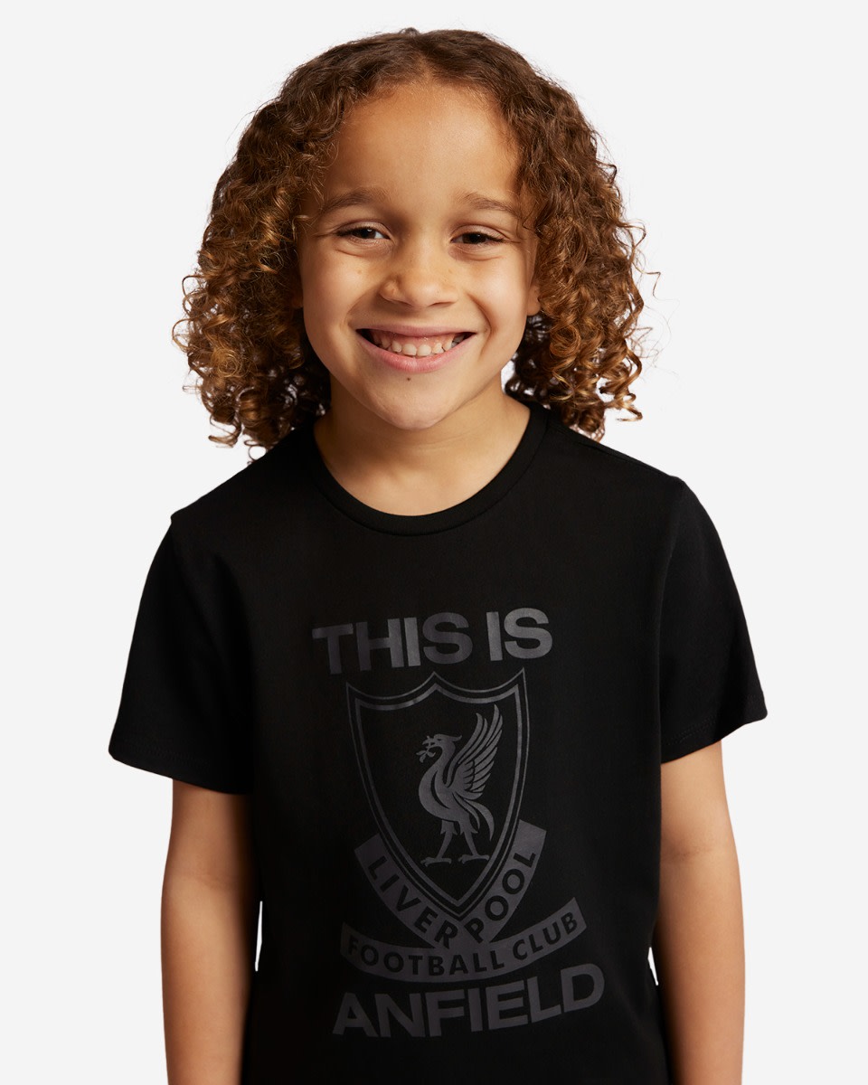 LFC Junior This Is Anfield Svart T-shirt - Image 2