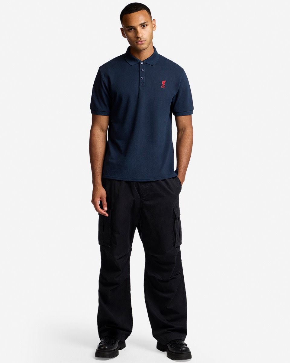 LFC Mens Conninsby Polo Navy Blue - Image 3