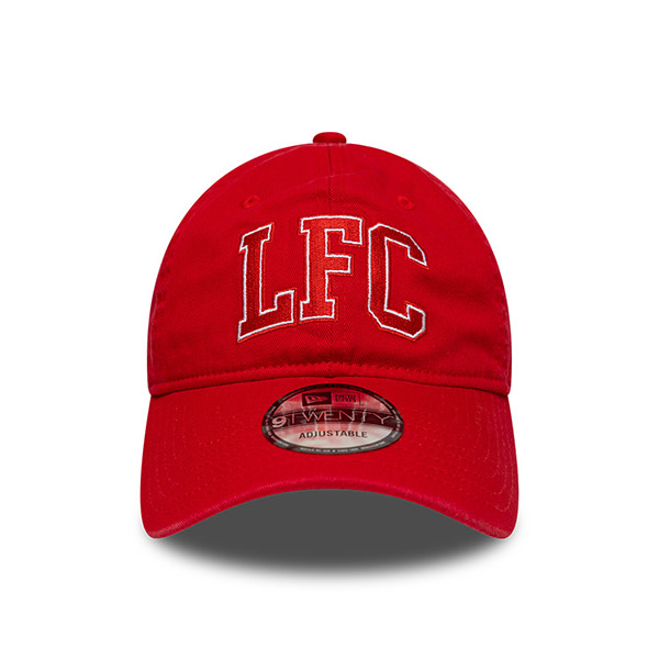 LFC New Era Wordmark สีแดง 9TWENTY หมวกปรับได้ - Image 3