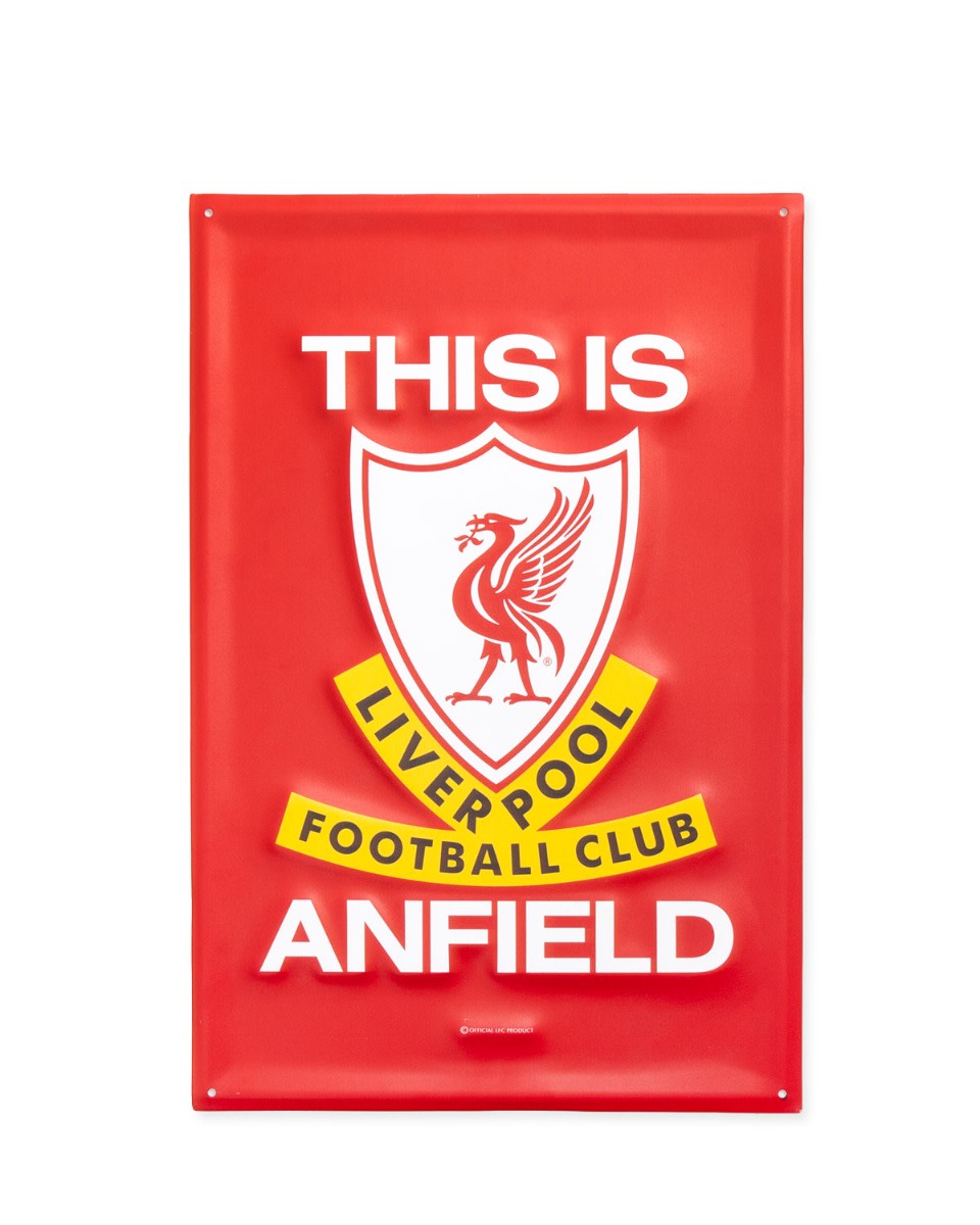 LFC Metal This Is Anfield Sign - Image 1