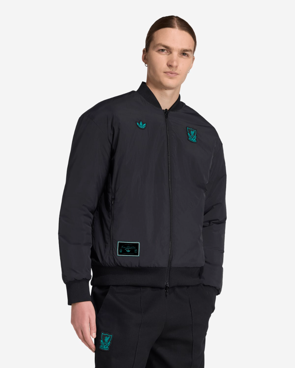 リバプール　25-26　リバーシブル中綿ジャケット　アディダスオリジナルス LFC adidas Mens 25/26 Icons Reversible Jacket