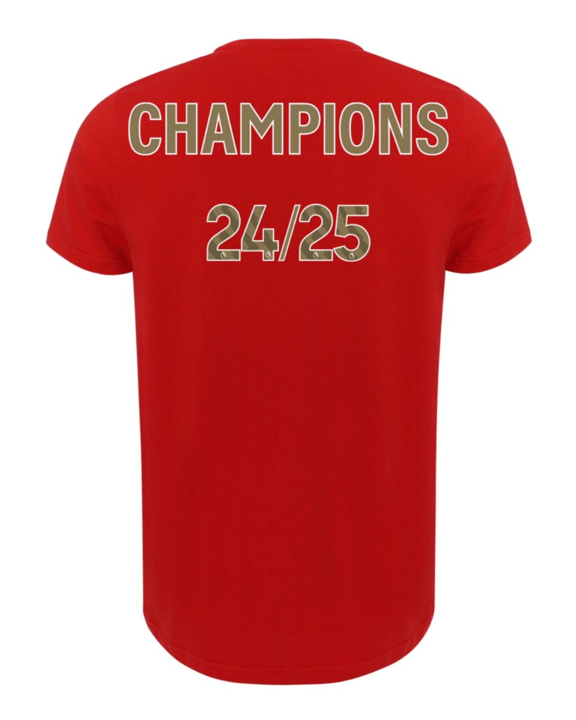 T-shirt LFC Champions 24/25 pour adultes, rouge - Image 1