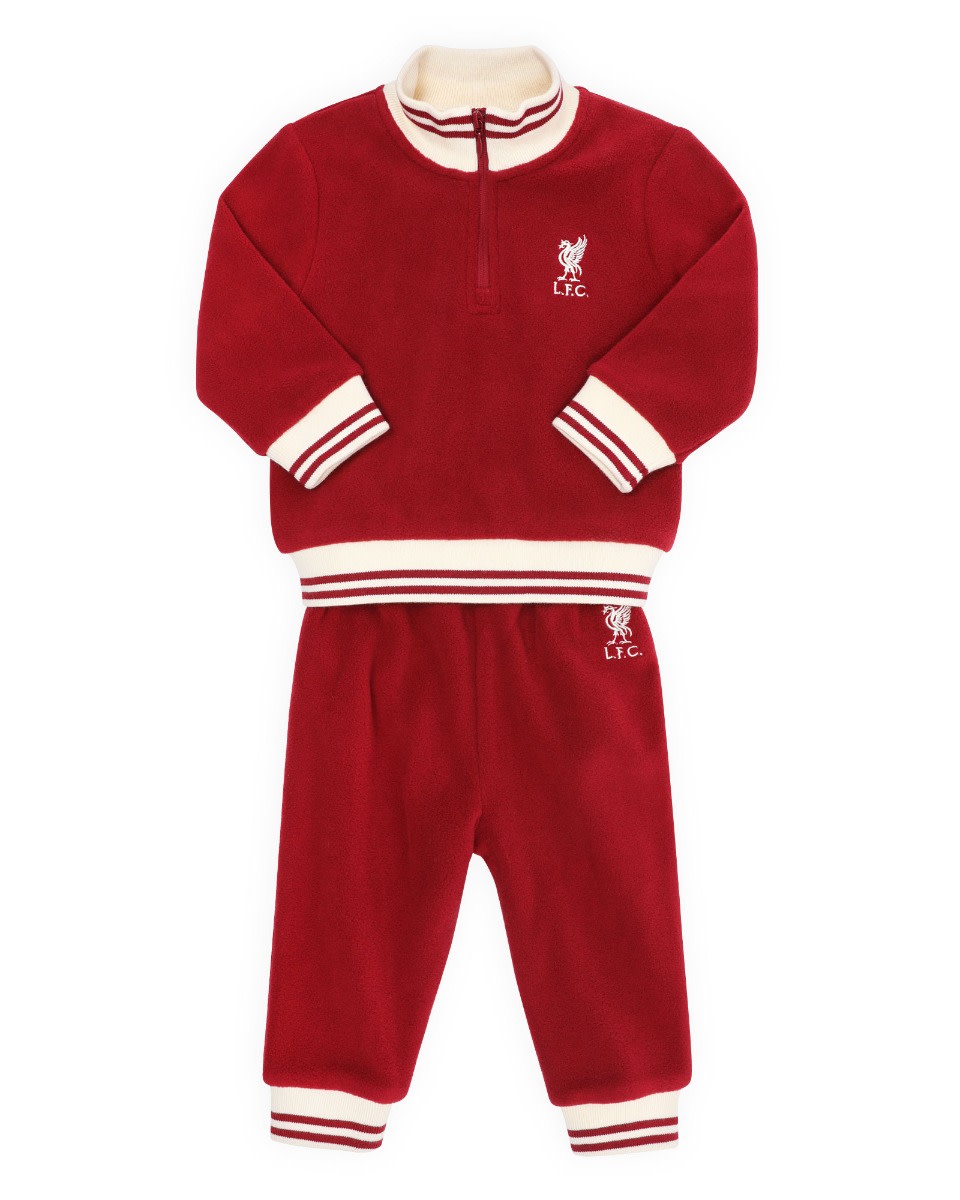 LFC Baby Fleece Jogset Röd - Image 1