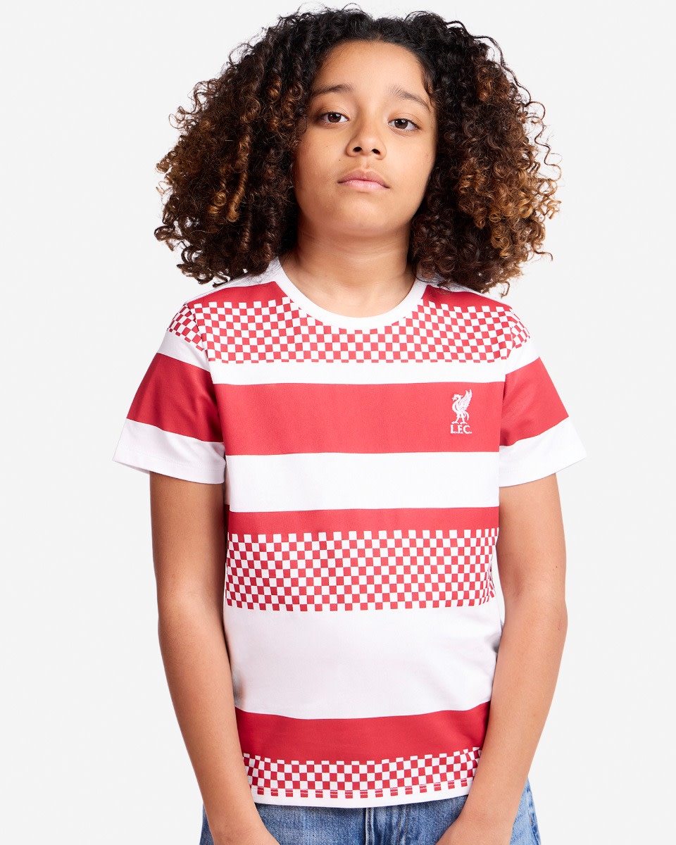 LFC Juniors Stripe Tee Hvit - Image 1