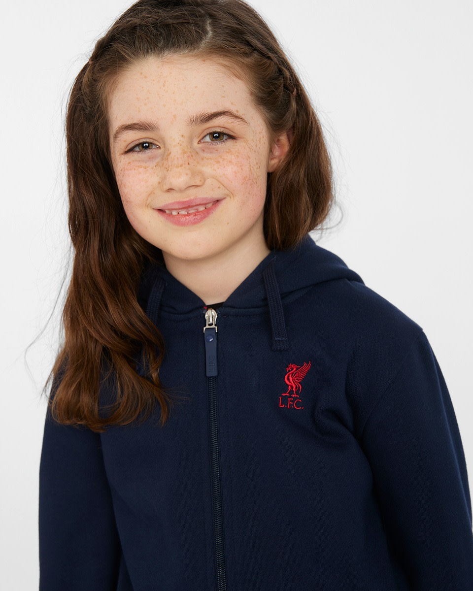 LFC Junior Huvtröja med dragkedja Marinblå - Image 2