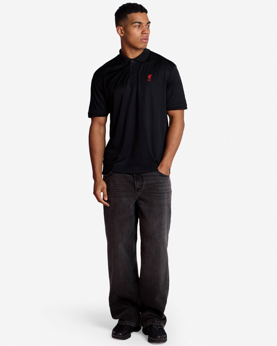 Polo en polyéthylène LFC pour hommes, noir - Image 3