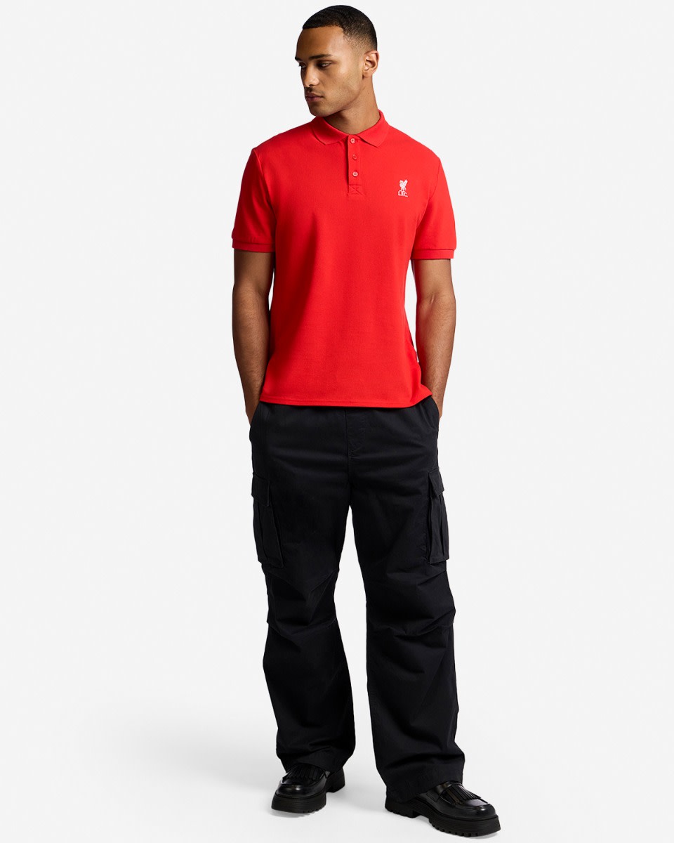 LFC Mens Conninsby Polo Red - Image 3