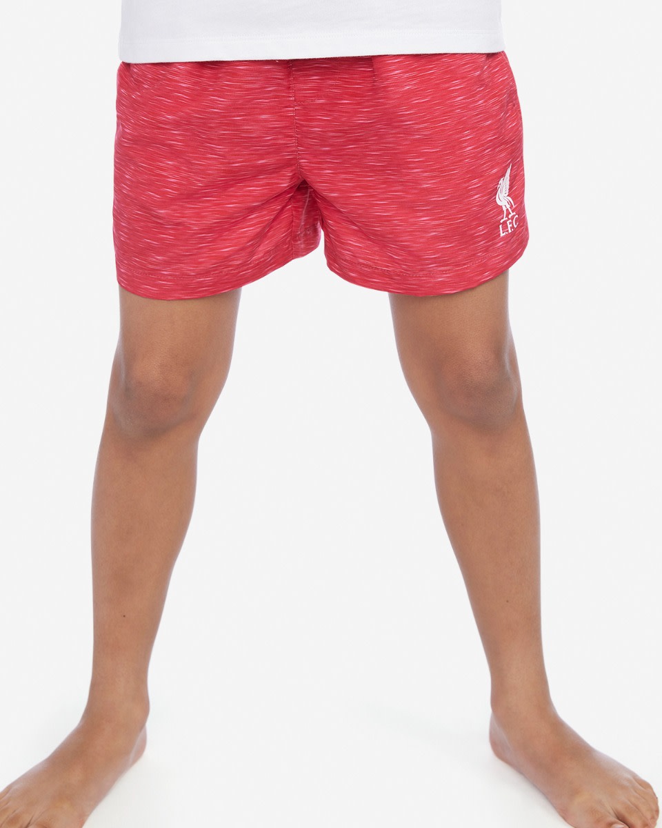 LFC Juniors Space Dye Swim Shorts Red - Image 1