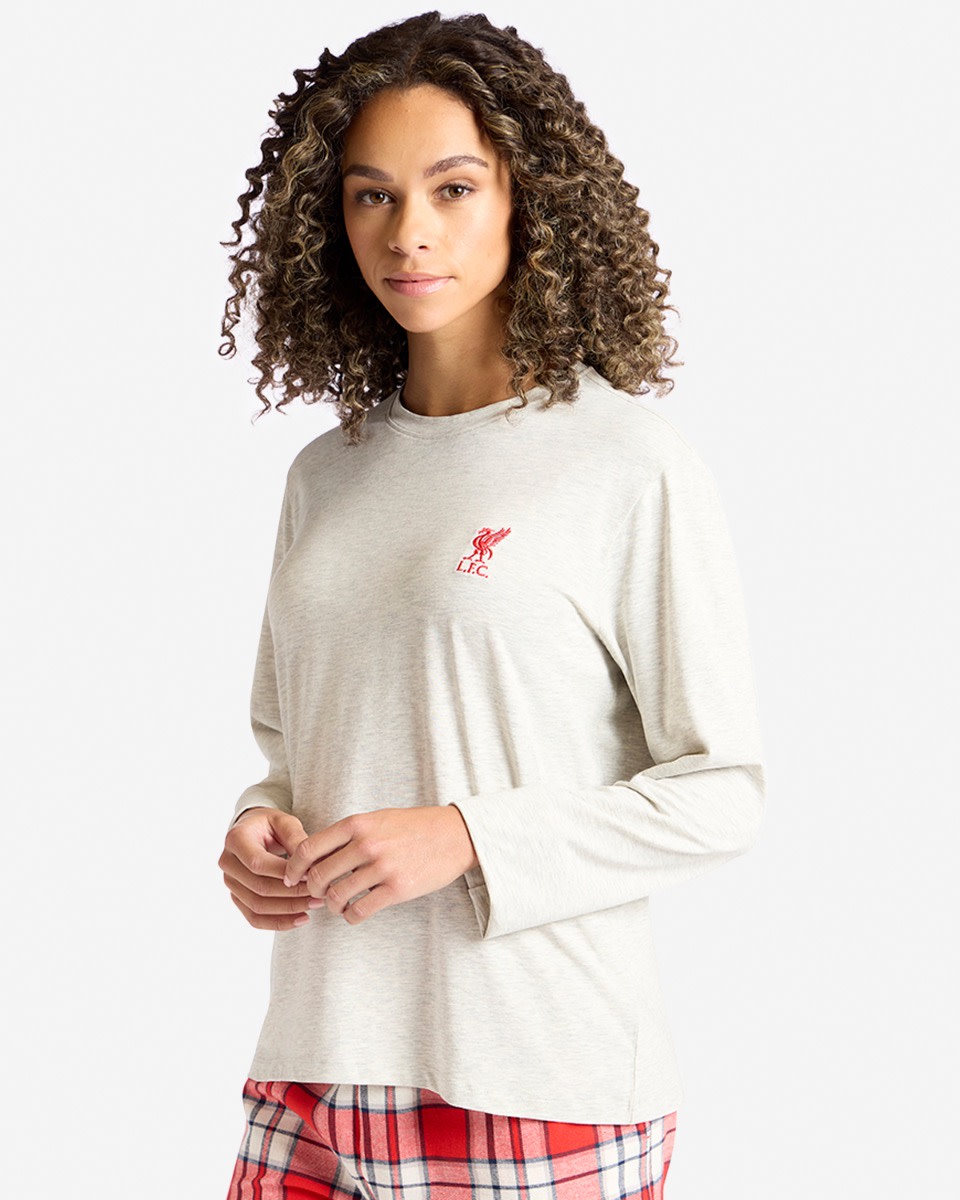 LFC Womens Long Check Pyjama Set - Image 2
