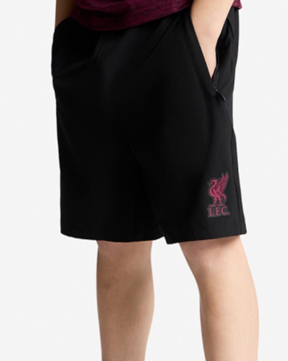 LFC Juniors Liverbird Shorts Black - Image 2