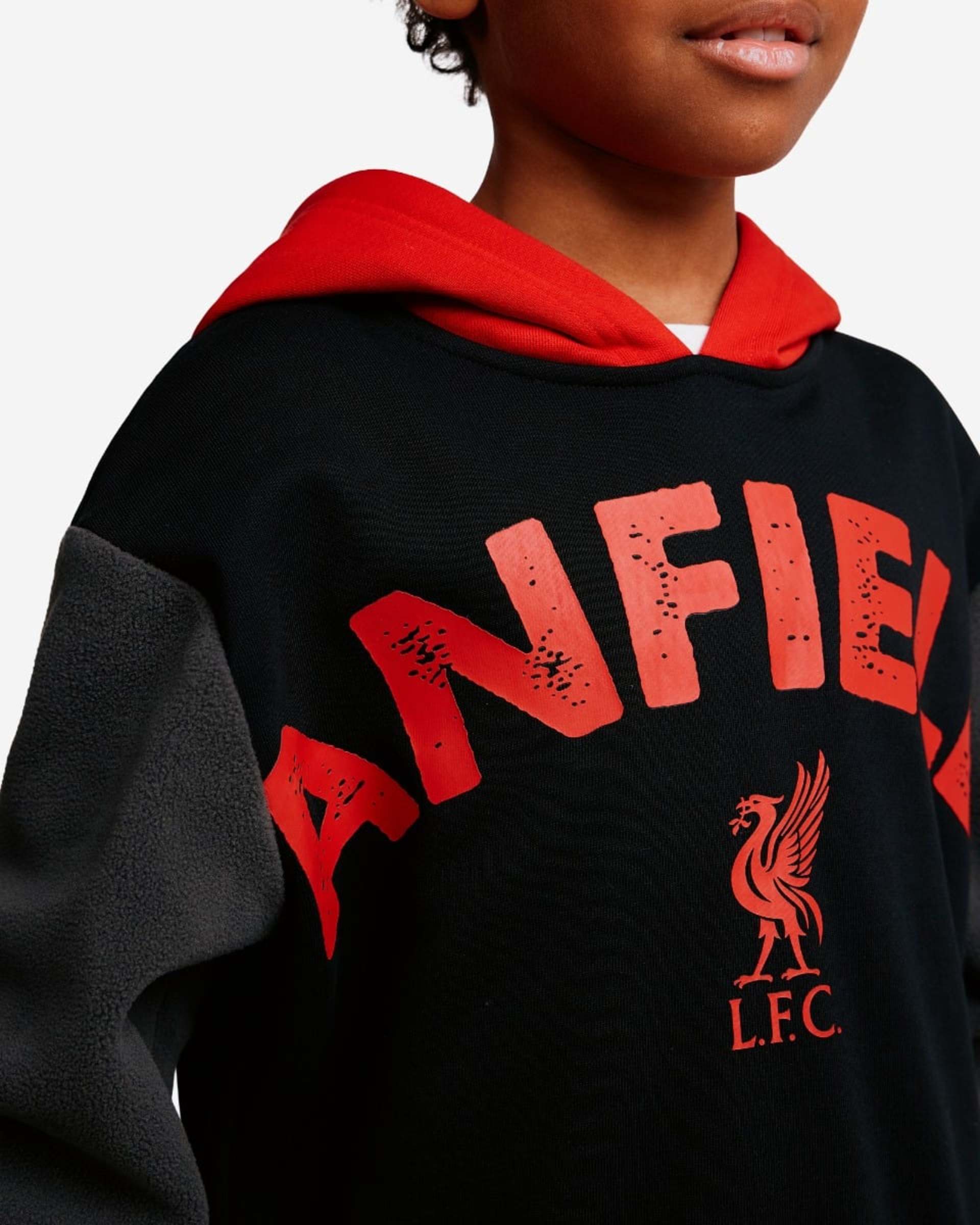 LFC Juniors เสื้อสเวตฟลีซสีดำ - Image 4