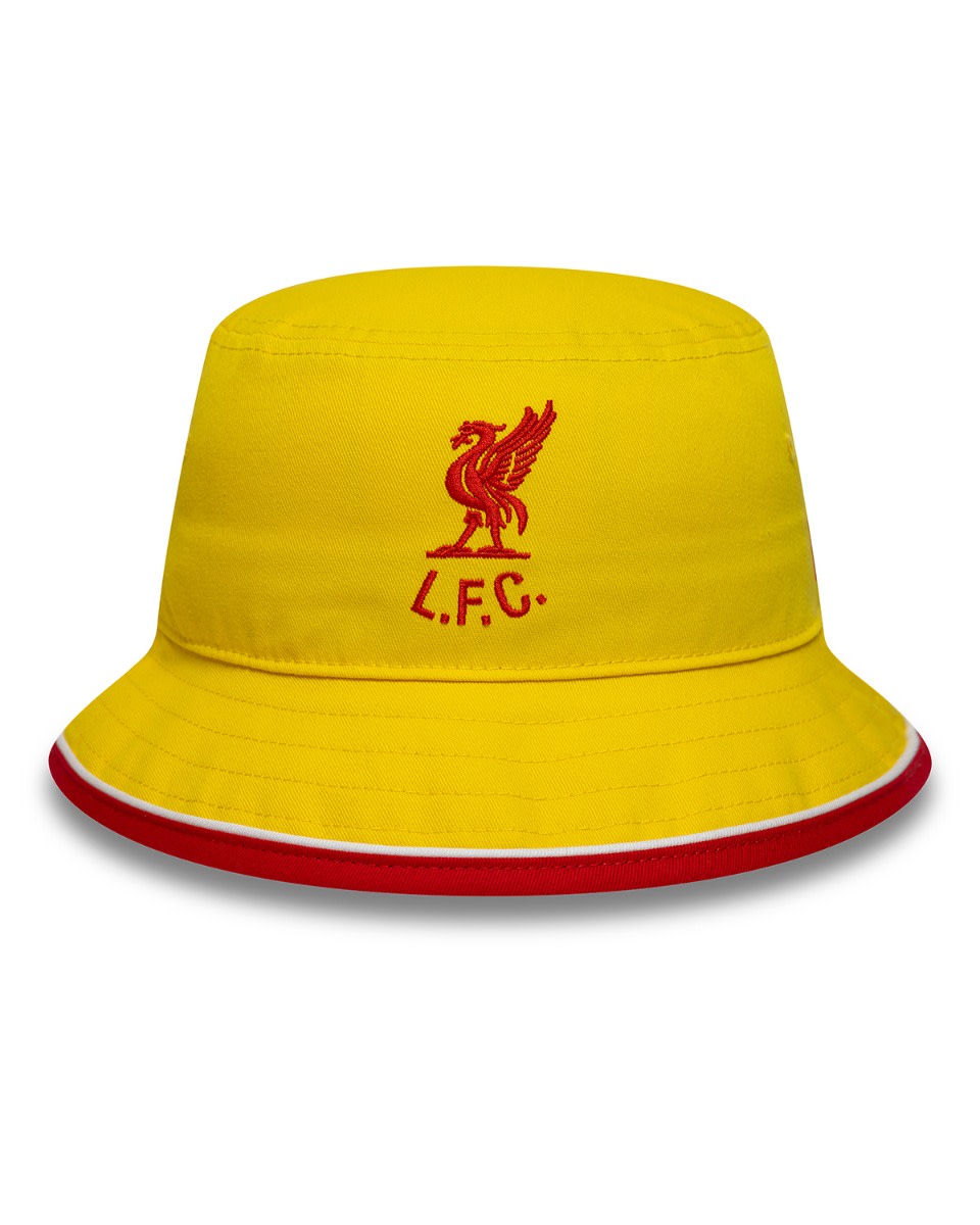 LFC New Era 85 Bright Yellow Bucket Hat - Image 2