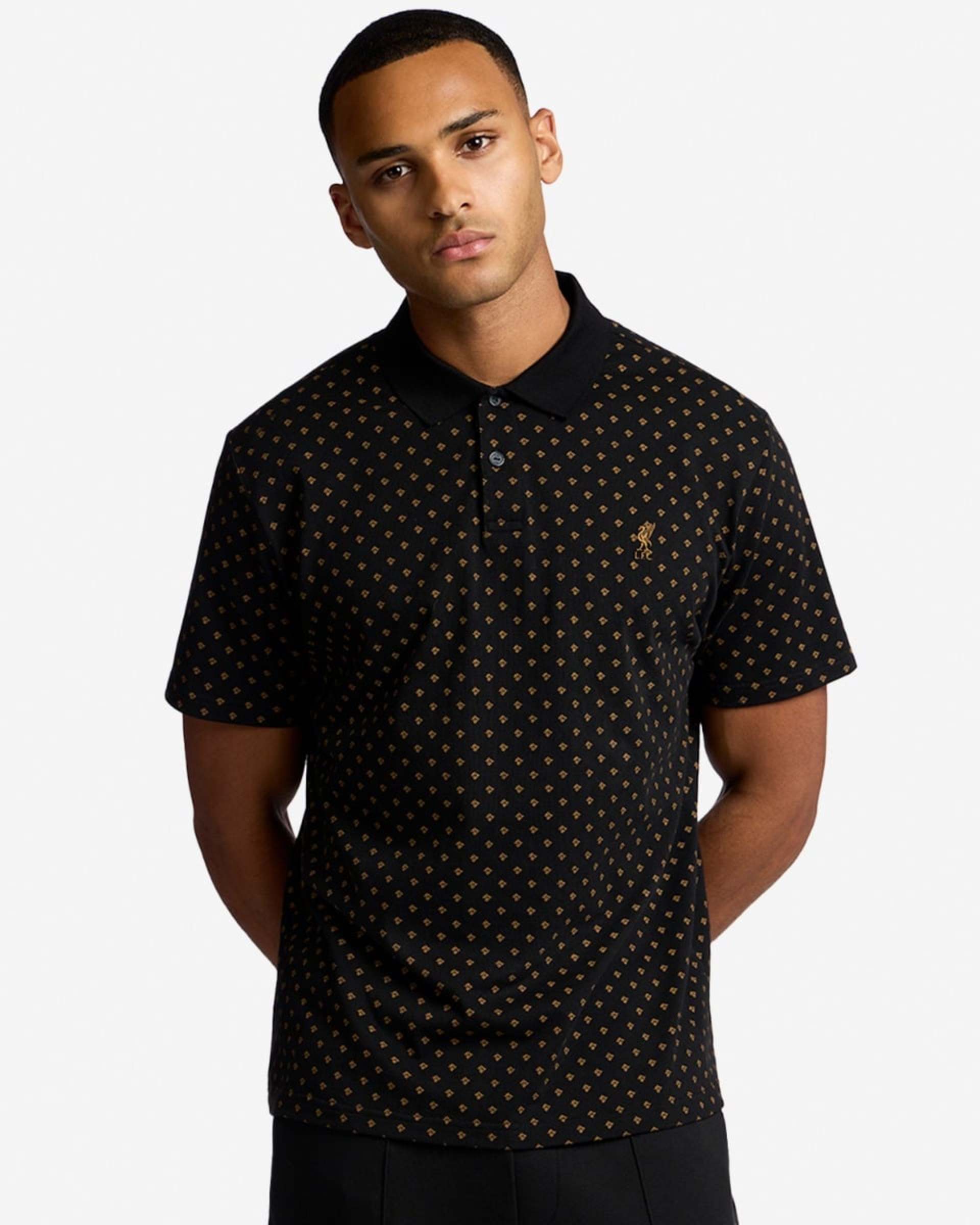 Polo LFC AOP para hombre, color negro - Image 3