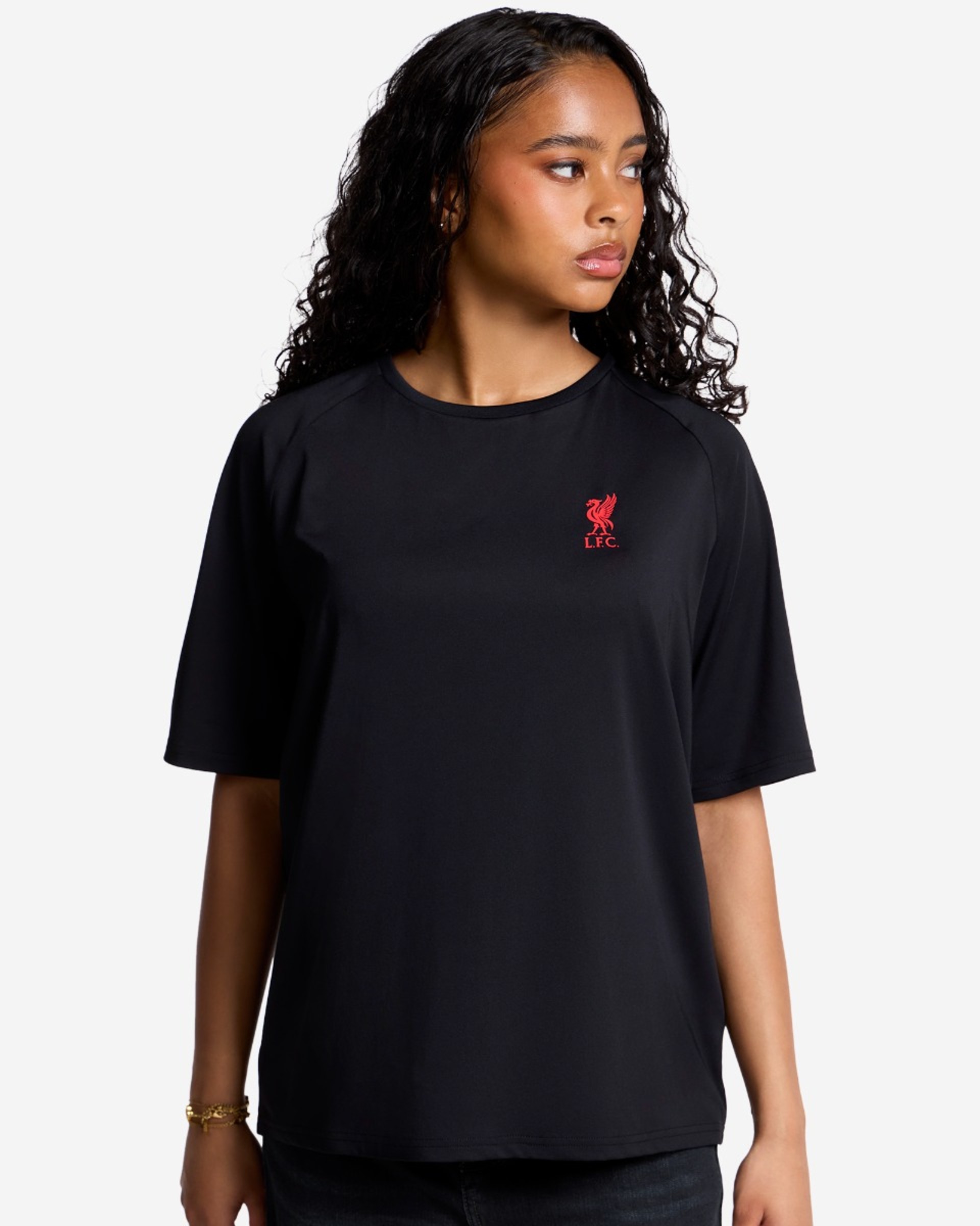 LFC Liverbird Poly Tee til Kvinder Sort - Image 4