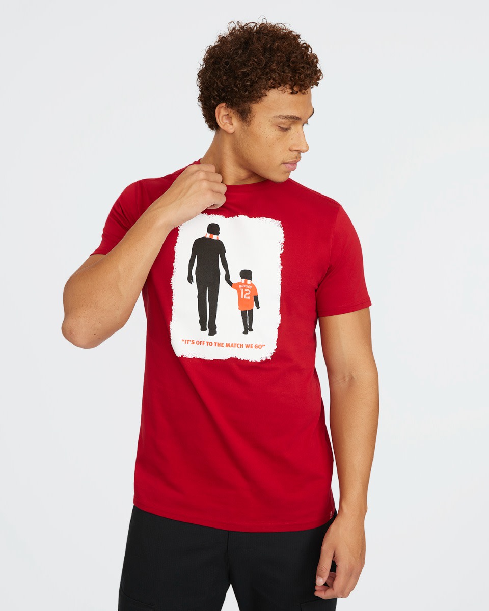 เสื้อยืดผู้ชาย Owen McVeigh LFC วินเทจ สีแดง - Image 2