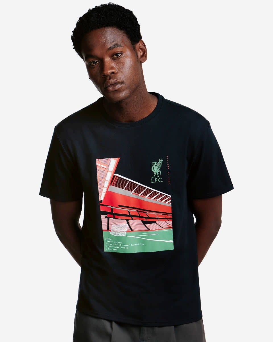 Camiseta LFC Anfield Ground para hombre, color negro - Image 3