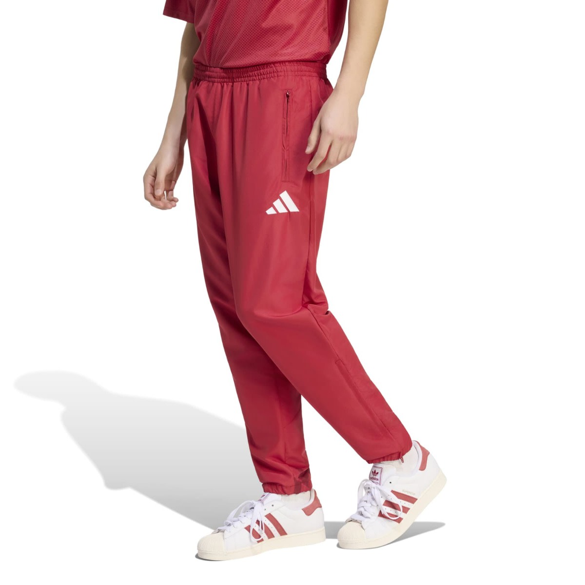 LFC adidas Mens 26/27 Stadium Pants Active Maroon - Image 1