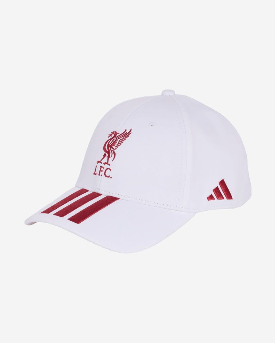 LFC adidas Voksne Baseballkasket Hvid & Aktiv Rødbrun - Image 1