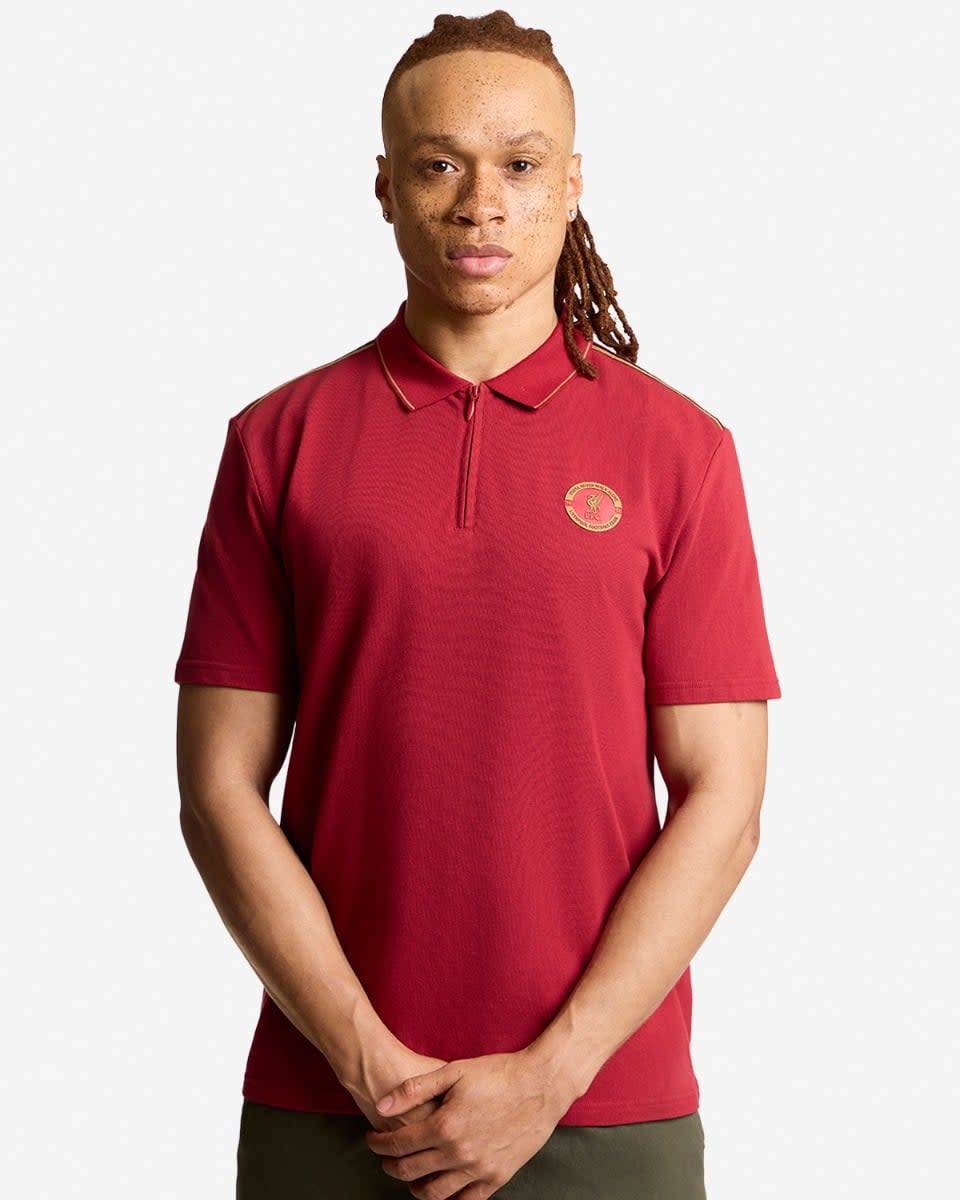 LFC EST. 1892 Vuxna Pikétröja Röd - Image 1