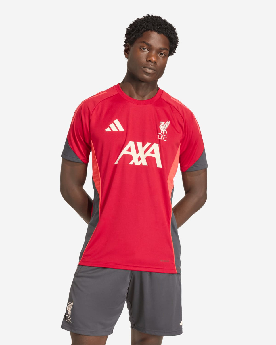 LFC adidas Mens 25/26 Short Sleeve Tee Red - Image 1