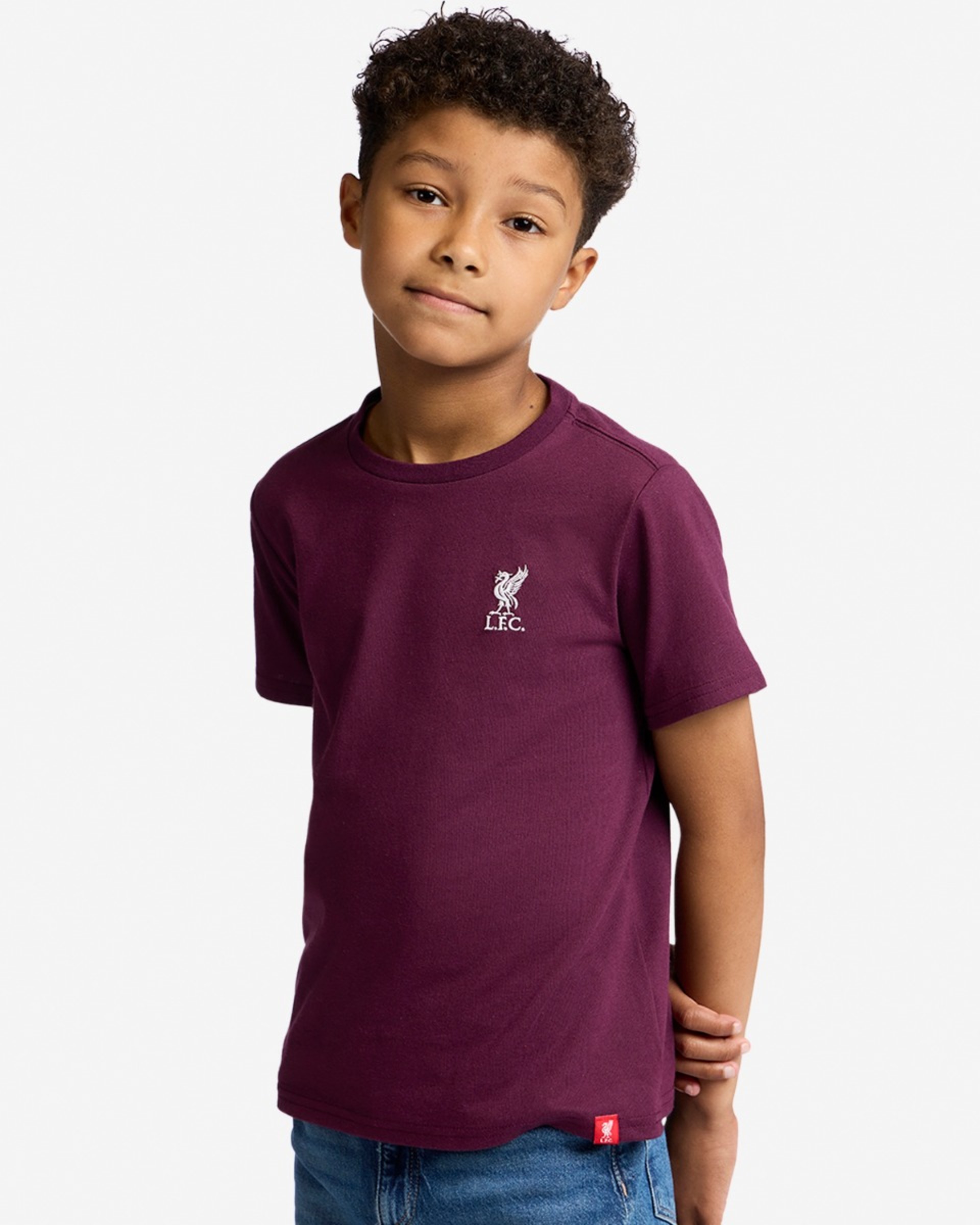 T-shirt LFC Juniors Liverbird Emblem, cerise - Image 4