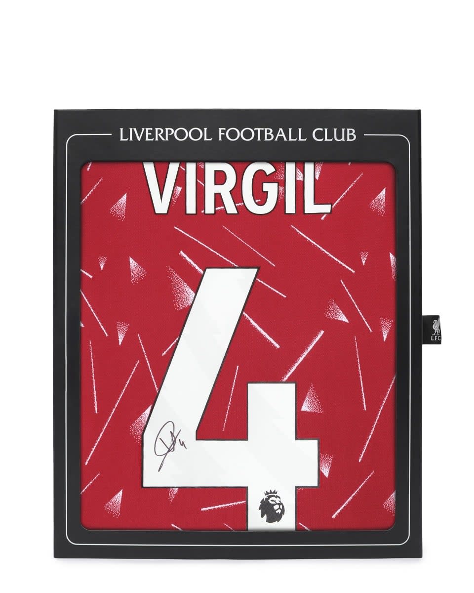 LFC Signed 26/27 Virgil Boxed Shirt - Image 1