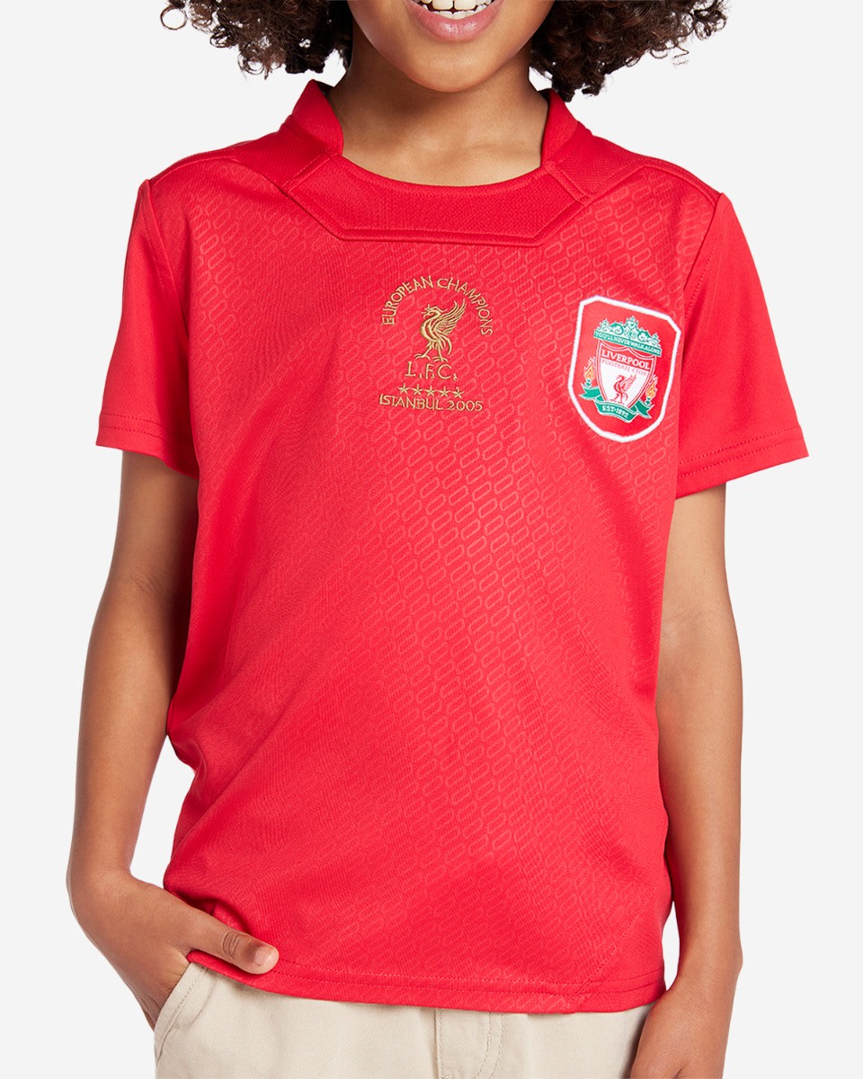 LFC Juniors Retro 2005 Istanbul Home Shirt - Image 3