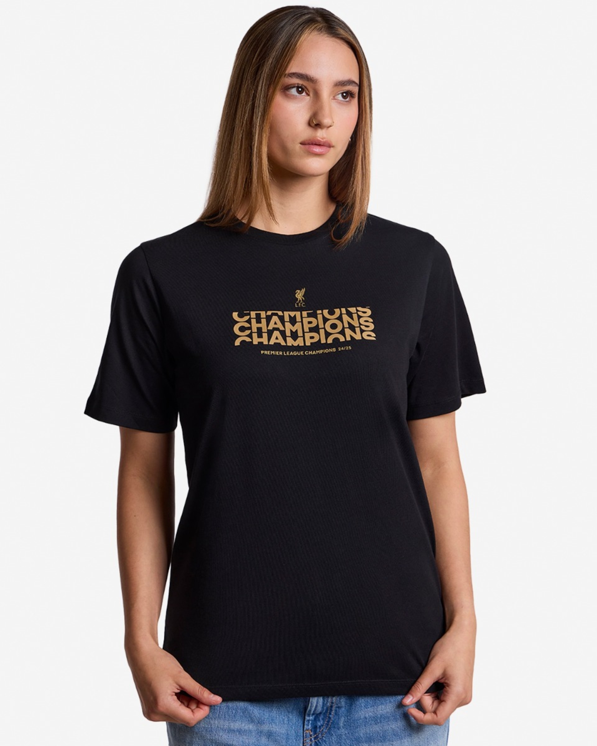 LFC Champions Text T-Shirt für Damen - Image 1